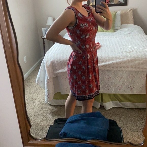 Max Studio Fit and Flare Sleeveless Dress - Picture 6 of 6